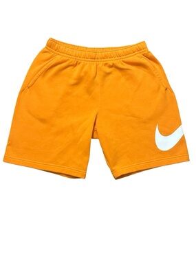 Orange Nike Sportswear Club Graphic Shorts